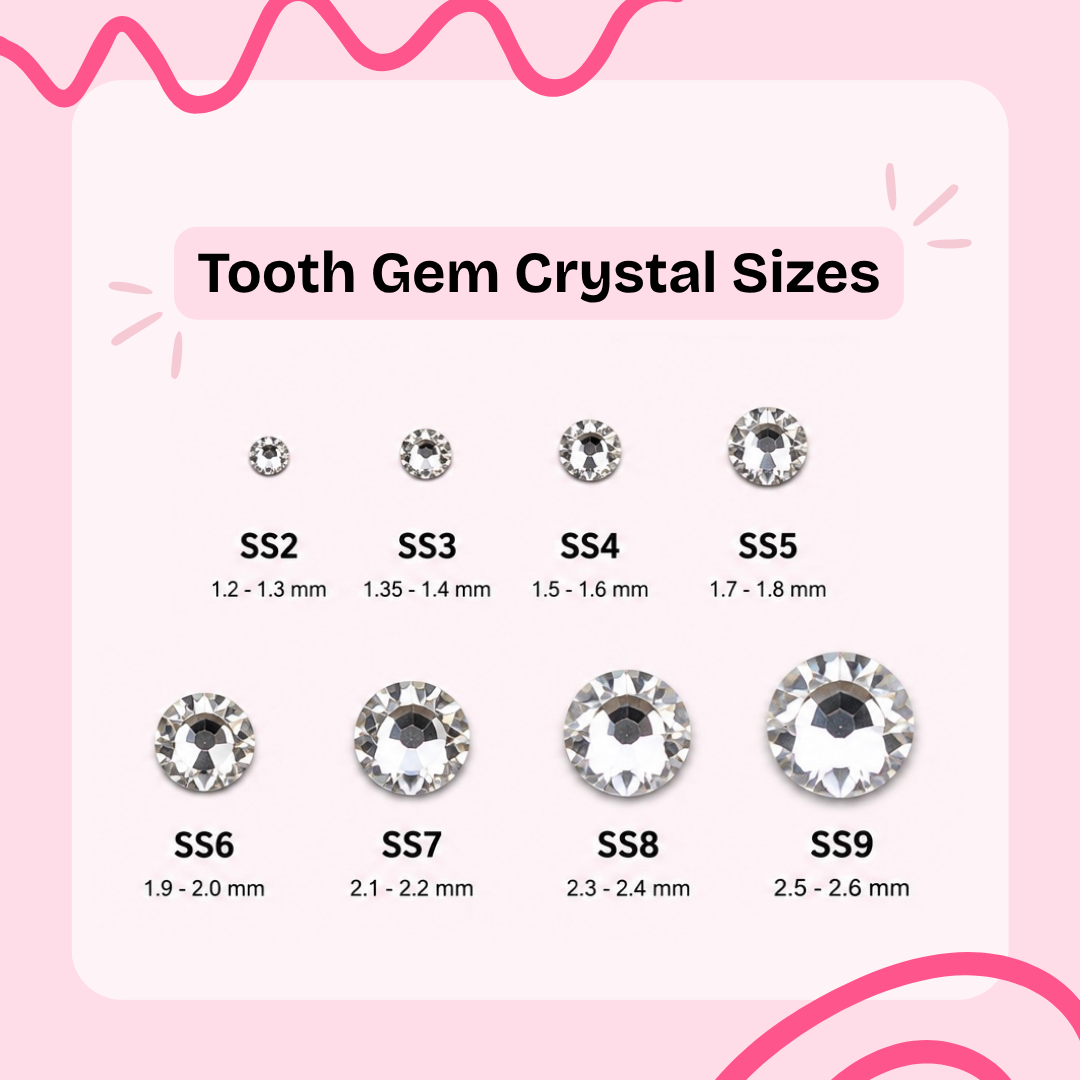 Tooth Gem Crystal Sizes Explained: Which Size Should You Get?