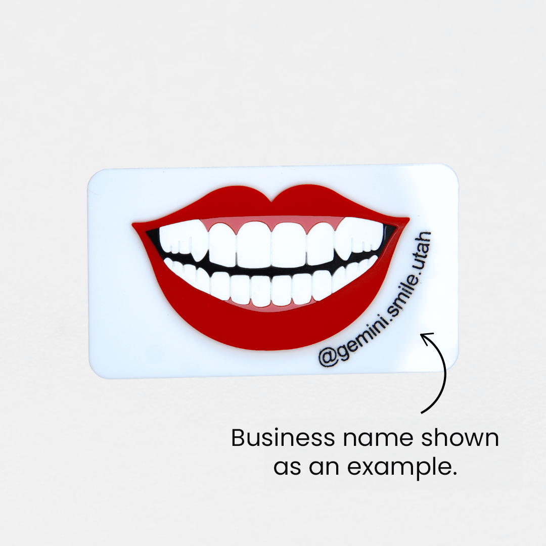 Reusable Tooth Gem Design Card
