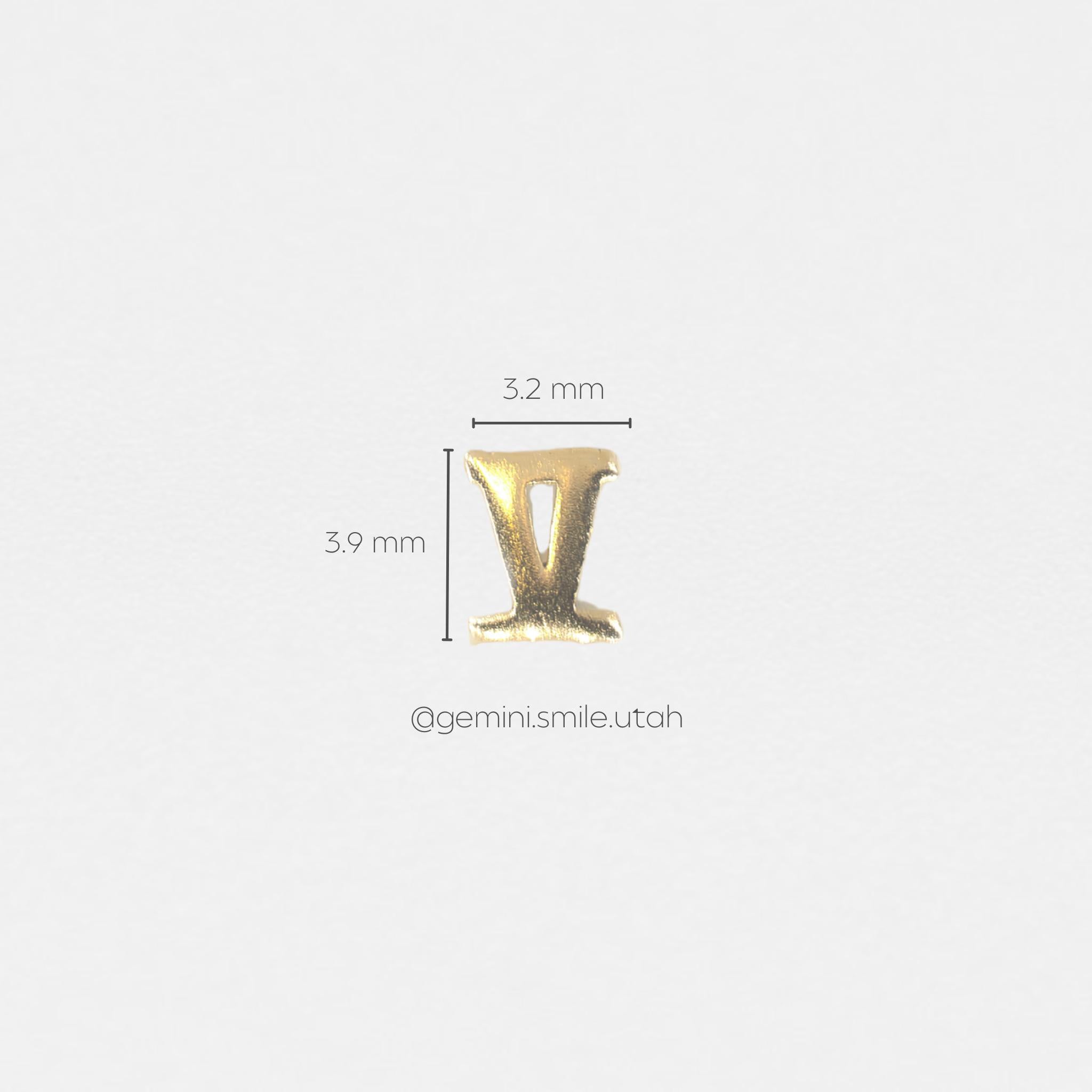 Roman-Numeral-V-Dimensions-